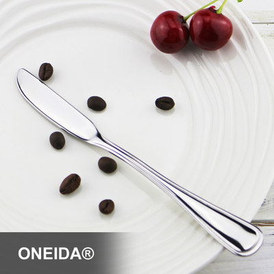 牛货美国ONEIDA 18/10不锈钢西餐牛油抹刀高档早餐奶油果酱刀