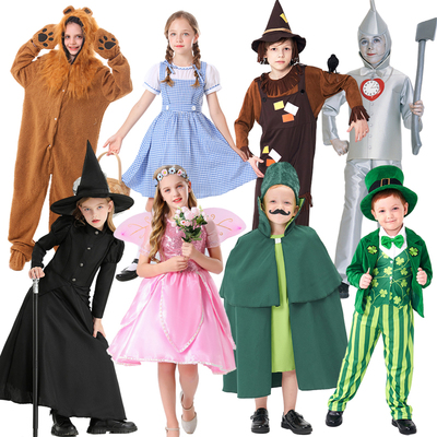 绿野仙踪服装稻草人西方女巫服装