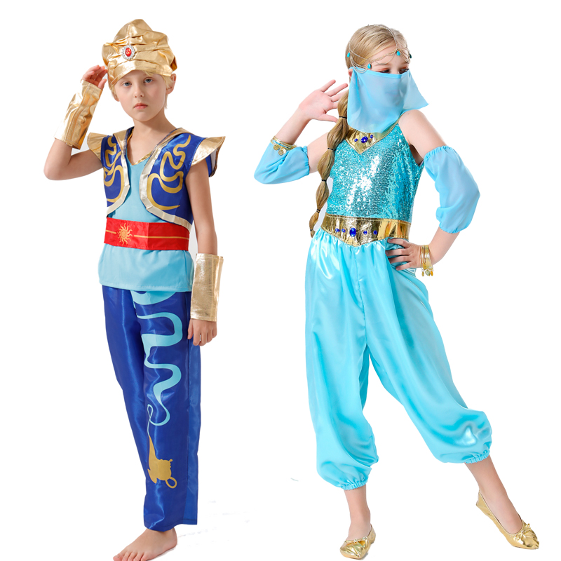 印度公主王子服装cos阿拉丁神话