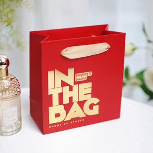 新款高品质礼品袋糖果口红饰品paperbag烘焙企业商务客制手提纸袋