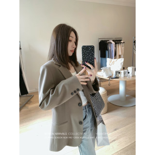 小宜定制 探店西装·Oversize静奢风箱形西服外套女休闲春秋新款