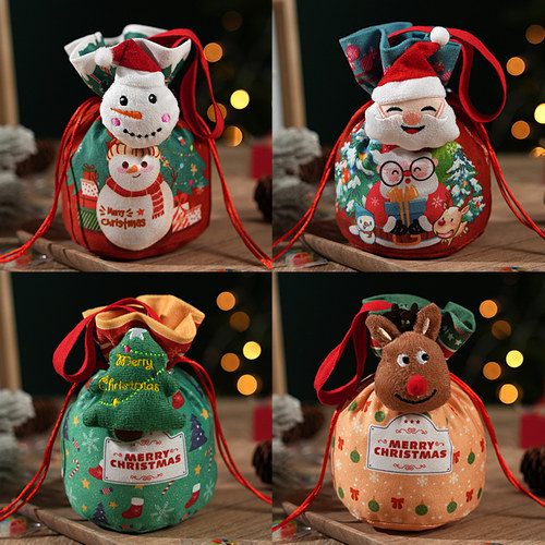 创新款意立体布艺苹果袋