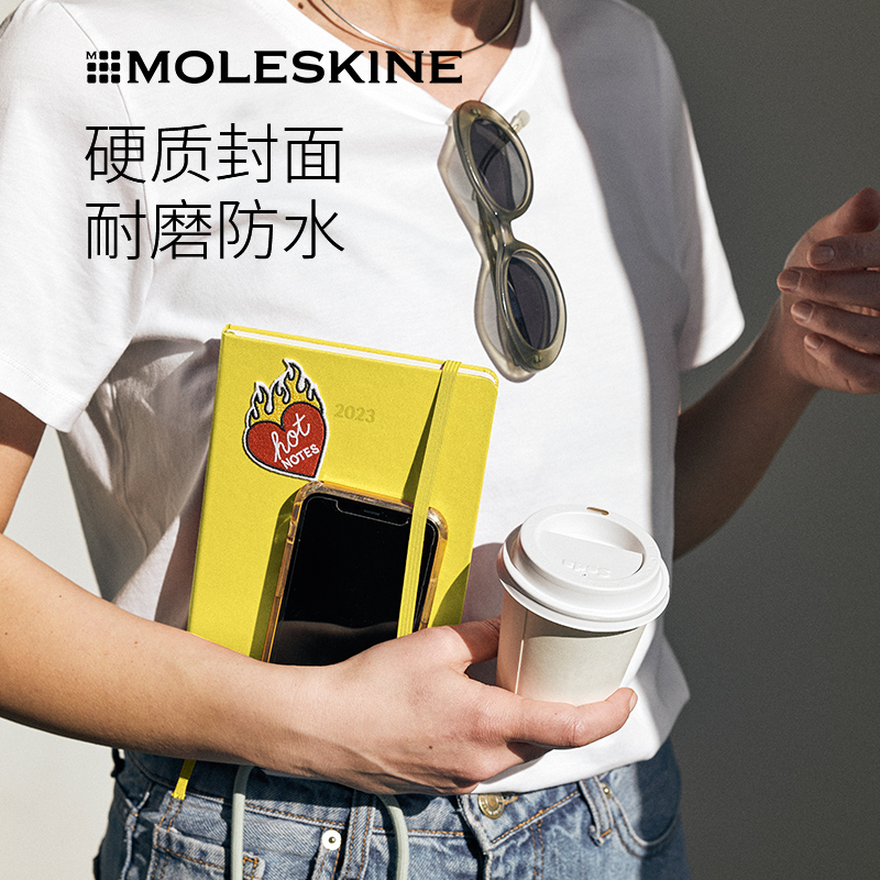 Moleskine 笔记本本子经典硬面大型日程记事记录手账本 商务会议