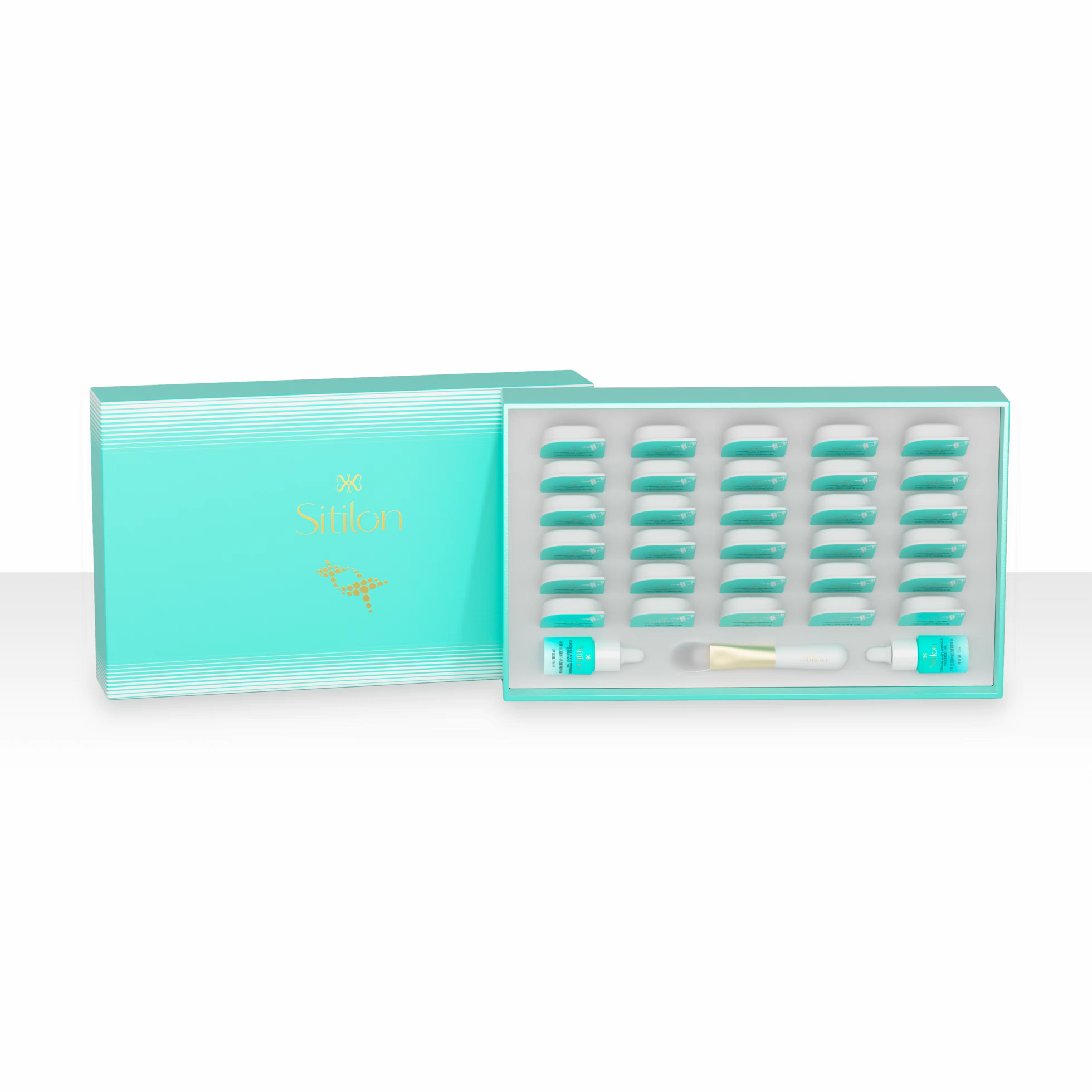 诗蒂兰·凝时抗皱面膜礼盒7g*30个+5ml*2支【保质期:2026年6月】