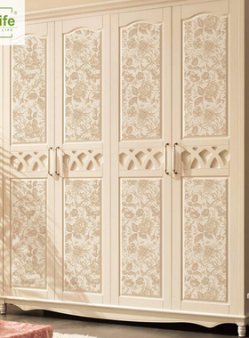 Funlife 庭中玫瑰复古怀旧卧室装饰房间布置橱柜翻新贴纸防水防潮