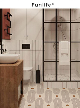 《Bloom》boho风卫生间防水地板翻新贴纸INS网红房间布置地贴装饰