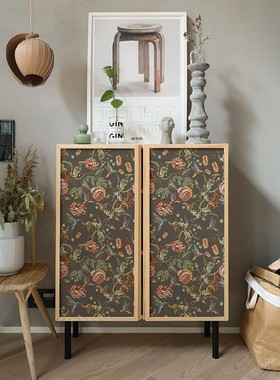 Funlife繁花似锦年 复古花卉家具改造翻新装饰贴防水防潮贴纸墙贴