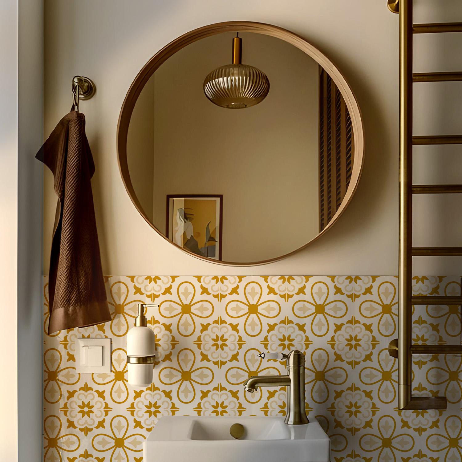 复古Funlife水波纹卫生间厨房