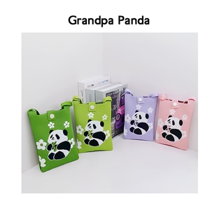 熊猫爷爷手机包手提针织包包手腕迷你斜挎包成都纪念品宽窄巷子