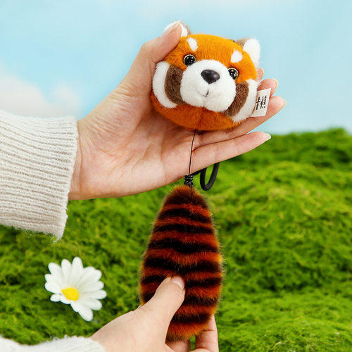 正版小熊猫挂件书包拉伸