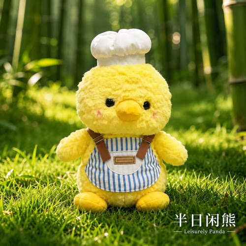 正版美食家毛绒玩具厨师