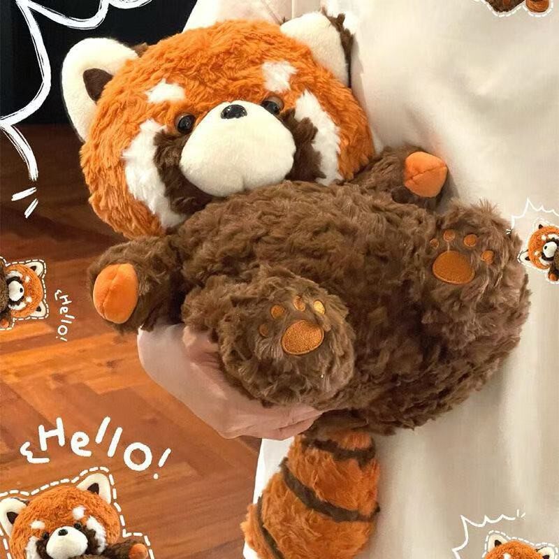 懒懒小熊猫可爱毛绒玩偶睡觉抱枕床上布娃娃公仔玩具生日礼物女生