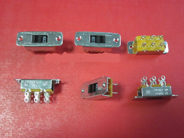 台湾进口开关滑动开关2档6脚