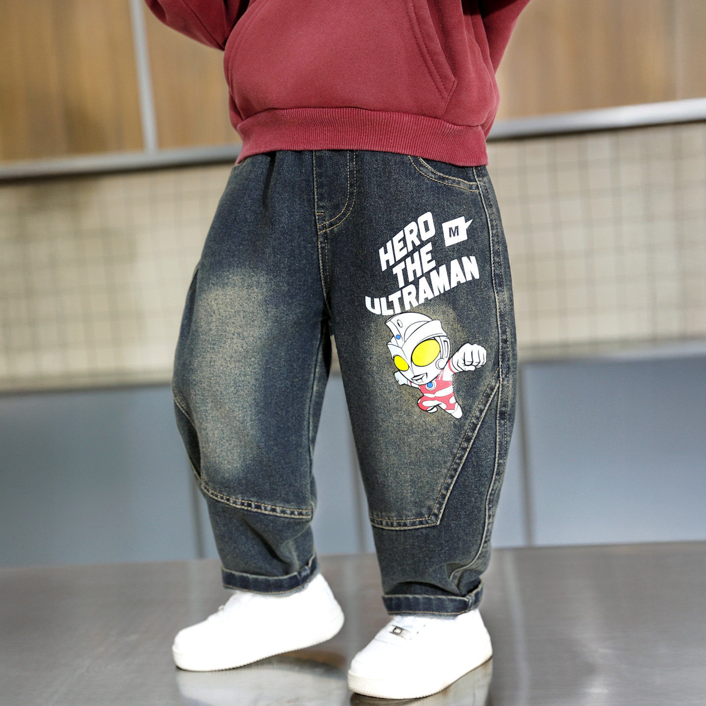 男童奥特曼衣服裤子2026新款儿童春秋装帅宝宝休闲裤弯刀裤牛仔裤,童装/婴儿装/亲子装,裤子,淘宝优惠券,粉丝福利购,淘宝优惠卷