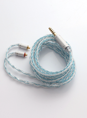 耳机升级线单晶铜镀银MMCX 复刻IE900 隼 ea2000 sa6 谢兰图 静海