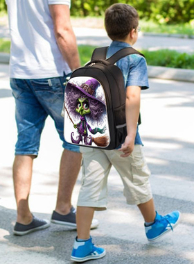 3D人物幼儿园小学生轻便大容量防水防污儿童双肩包开学季d445