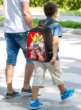 新款动画人物幼儿园小学书包轻便大容量防水防污双肩包开学季d487