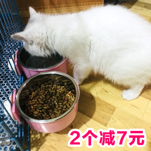 狗碗狗盆固定猫碗挂笼碗狗食盆猫盆悬挂式猫食盆猫咪饭盆狗狗用品
