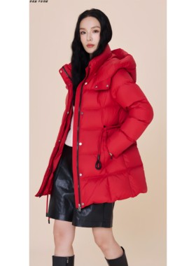 916女士羽绒服半成品翻新加工