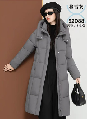 2025新款52088羽绒服半九成品女士常规时尚拆绒填充衣壳翻新加工