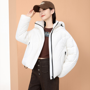 翻新定做女士短款羽绒服半成品来料加工定制纸板样专业电脑制版