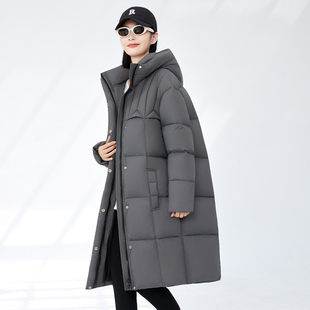 翻新定做女士长款羽绒服半成品来料加工定制纸板样专业电脑制版