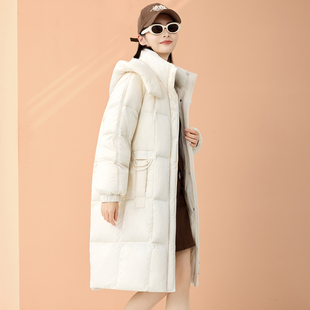 翻新定做女士长款羽绒服半成品来料加工定制纸板样专业电脑制版