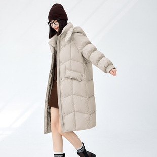 翻新定做女士长款羽绒服半成品来料加工定制纸板样专业电脑制版