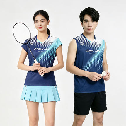 超好看羽毛球服2026新款女士高颜值夏速干无袖运动服套装男款球衣
