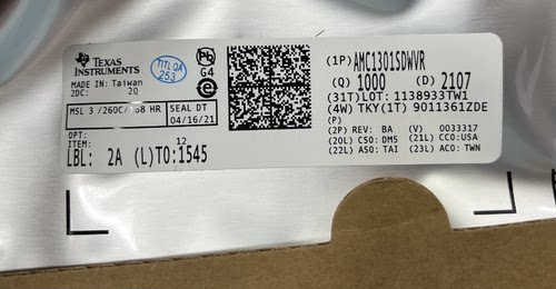AMC1301SDWVR全新配单芯片