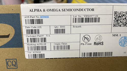 AO3401全新原装配单芯片