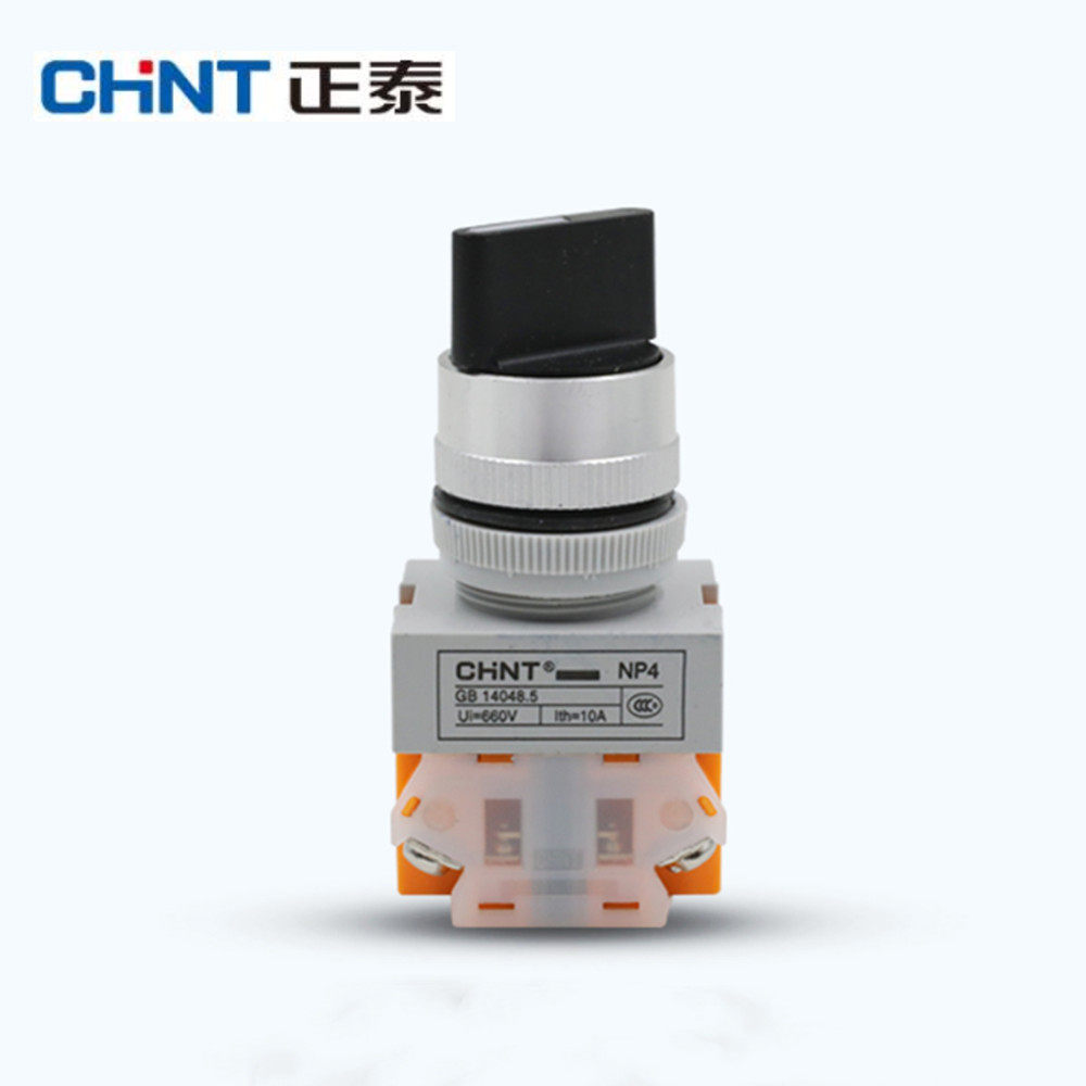 正泰22mm二档自锁定旋钮np4-11x/21三档位选择转换开关np4-20x/31