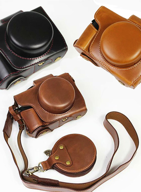 尼胜适用于 奥林巴斯 E-M10 IV EM104代  EM10 3S E-M10 3代 皮套 EM10 III 相机包相机套相机包 专用