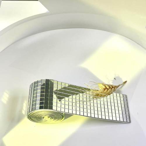镜面马赛克玻璃自粘贴片3d立体ktv装饰手工diy防水可裁剪饰品贴片