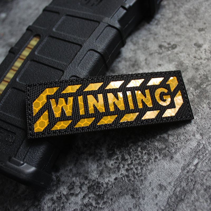 新品反光版winning胜利士气章