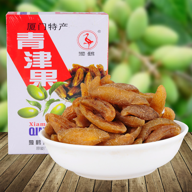 独鹤青津果菩提丸咸橄榄干甘草橄榄青橄榄厦门特产蜜饯果脯干零食-封面