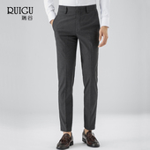 裤 弹力韩版 正装 西裤 上班长裤 商务春秋深灰小脚西装 休闲西裤 男修身
