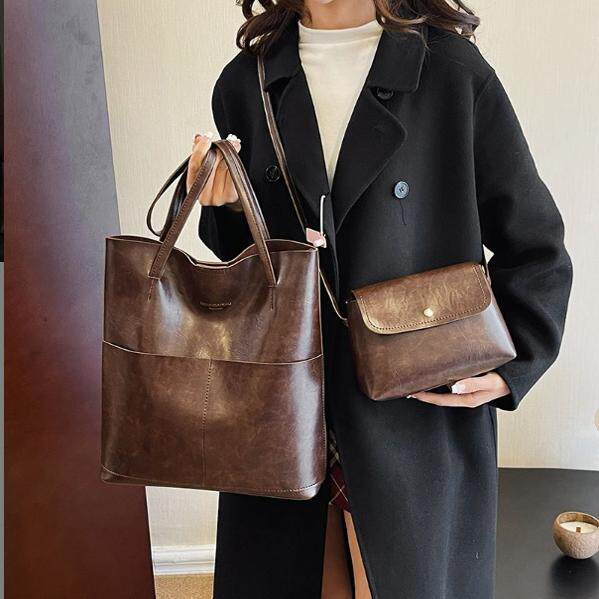 时尚复古休闲百搭托特包