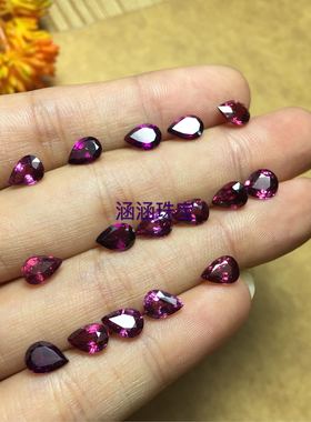 天然美铝石榴石裸石镶裸石戒面