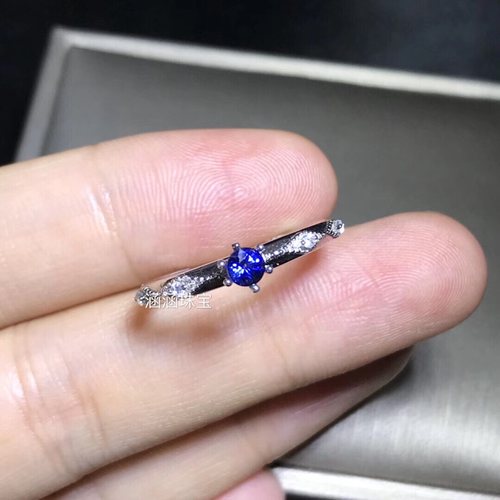 s925纯银戒指空托小清新简单精致