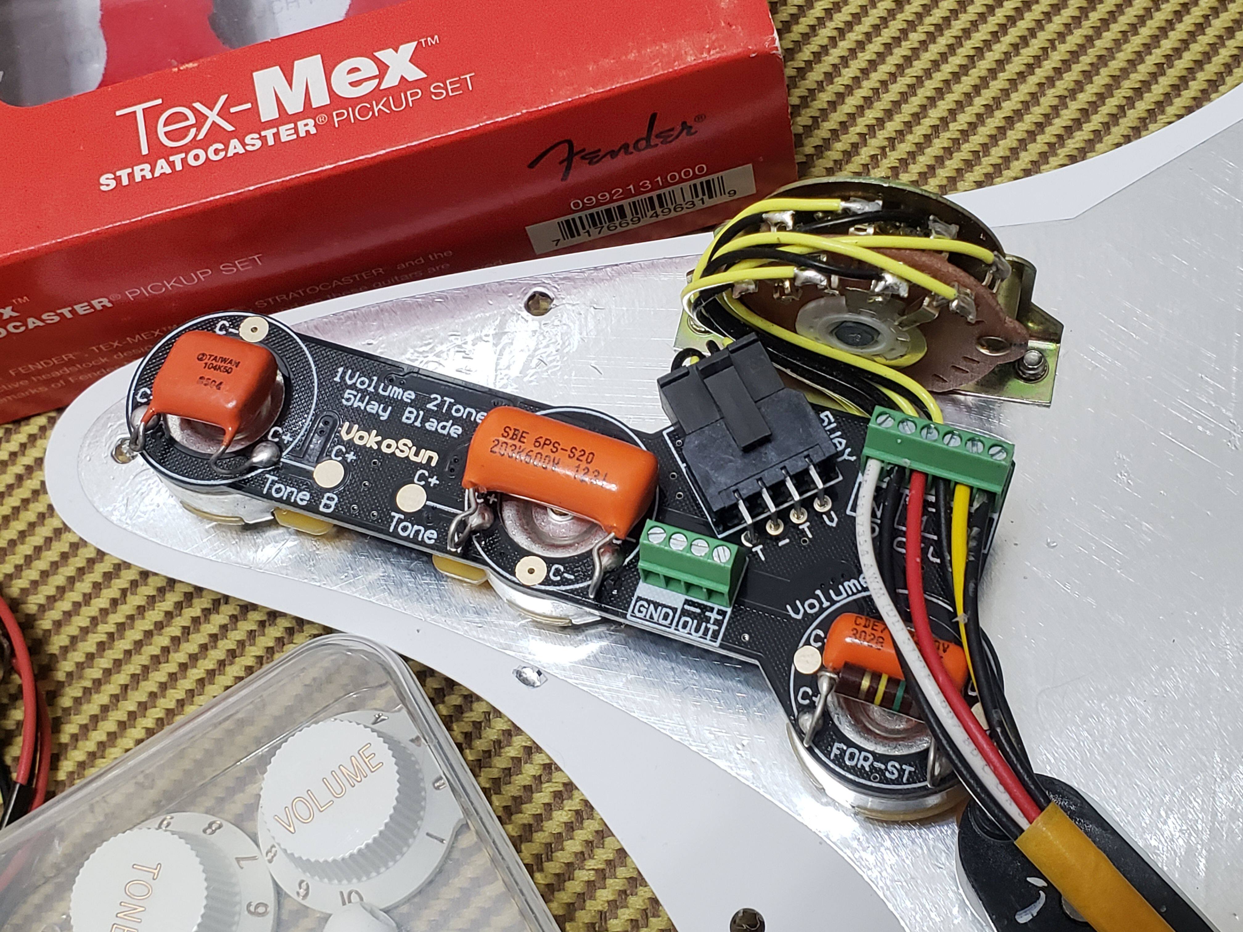 定制 FENDER款 电吉他 免焊接 芬达款 美标拾音器升级总成