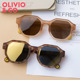 olivio儿童墨镜亲子款 男童女童太阳镜专业防晒复古太阳眼镜D系列
