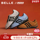 薄底运动休闲鞋 百丽方程式 B2894CM5 女鞋 新款 流浪版 跑道德训赛车鞋