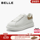厚底增高小白鞋 2026年春季 新款 百丽女鞋 百搭运动休闲板鞋 F1Q1DAM6