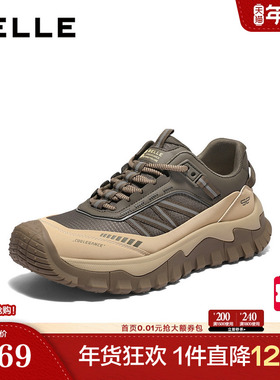 百丽男鞋厚底增高休闲运动鞋男士25冬新款户外登山健步鞋8XK01DM5