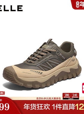 百丽男鞋厚底增高休闲运动鞋男士25冬新款户外登山健步鞋8XK01DM5