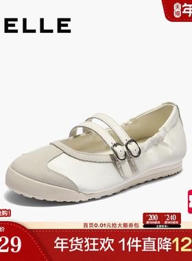 百丽芭蕾运动玛丽珍单鞋女夏季新款薄底休闲鞋子D9D1DBQ5
