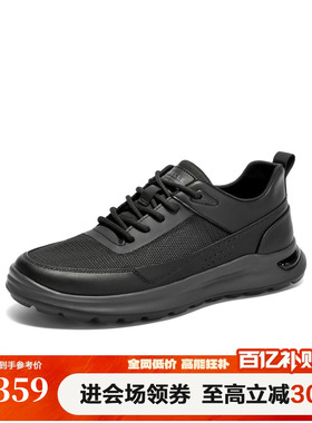 百丽男鞋网面透气休闲鞋男士夏新款户外跑步运动舒适爸爸鞋A1633B