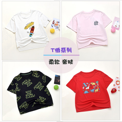 专柜新品威奇猫男童短袖衬衫