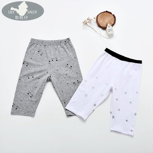 棉加卡莱卡80 清仓特卖粒粒仔儿童女童打底裤 安全裤 短裤 160 五分裤